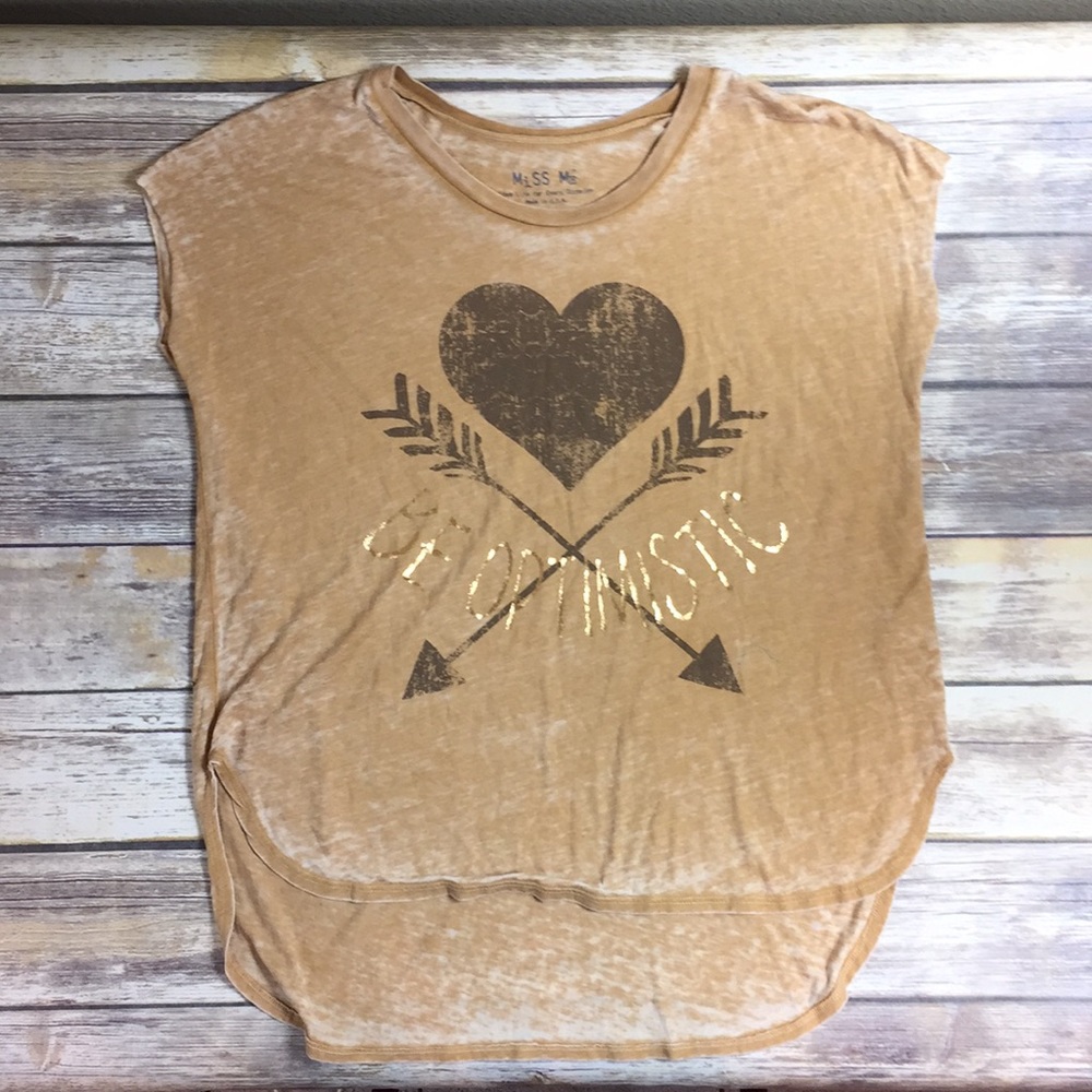 Miss Me T Shirt 50% polyester 50% cotton